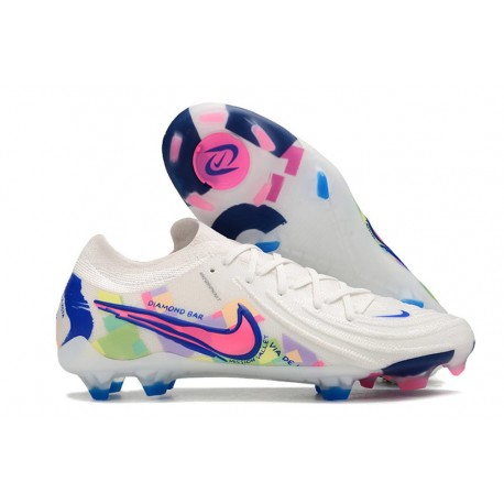 Nike Phantom Luna ii Elite L FG Biały Różowy Niebieski