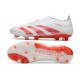 Korki adidas Predator Elite LL FG Biały Czerwony