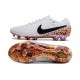 Koirki Nike Tiempo Legend X Elite FG Biały Czarny Pomarańczowy