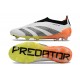 Korki adidas Predator Elite LL FG Biały Czarny Pomarańczowy