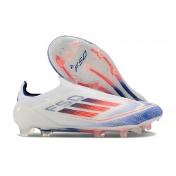 Adidas F50 Elite LL FG Buty Biały Niebieski Czerwony