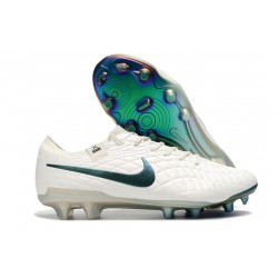 Korki Piłkarskie Sklep Nike Tiempo Legend VII FG Biały Szary Niebieski