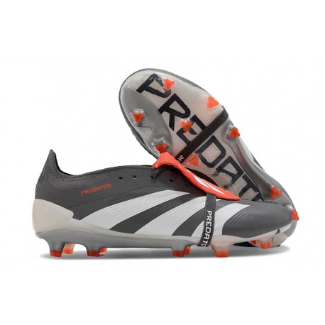 adidas Predator Fold-over Tongue Elite FG Czarny Biały Czerwony