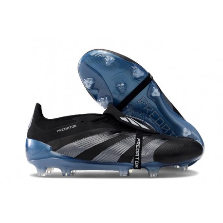 adidas Predator Fold-over Tongue Elite FG Czarny Niebieski