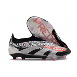 Korki adidas Predator Elite LL FG Czarny Srebro Czerwony