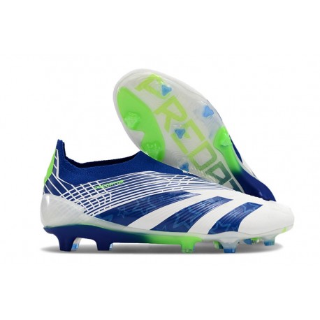 Korki adidas Predator Elite LL FG Biały Niebieski Zielony