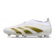 Korki adidas Predator Elite LL FG Biały Złoto