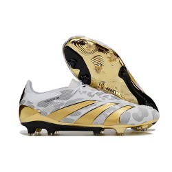 adidas Predator 24 Elite FG Złoto Biały Szary