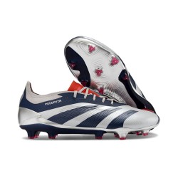 adidas Predator 24 Elite FG Srebro Niebieski Czerwony