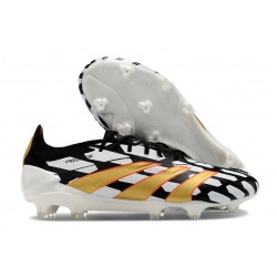 adidas Predator 24 Elite FG Czarny Biały Złoto