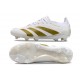 adidas Predator 24 Elite FG Biały Złoto 