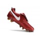 Nike Tiempo Legend 10 Elite FG Ronaldo Czerwony Biały