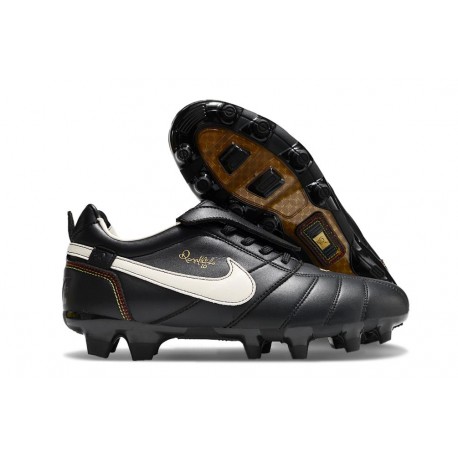 Nike Tiempo Legend 10 Elite FG Ronaldo Czarny Biały