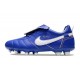 Nike Tiempo Legend 10 Elite FG Ronaldo Niebieski Biały