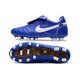 Nike Tiempo Legend 10 Elite FG Ronaldo Niebieski Biały