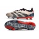 adidas Predator 24 Elite FG Platyna Metaliczna Czarny