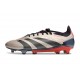 adidas Predator 24 Elite FG Platyna Metaliczna Czarny