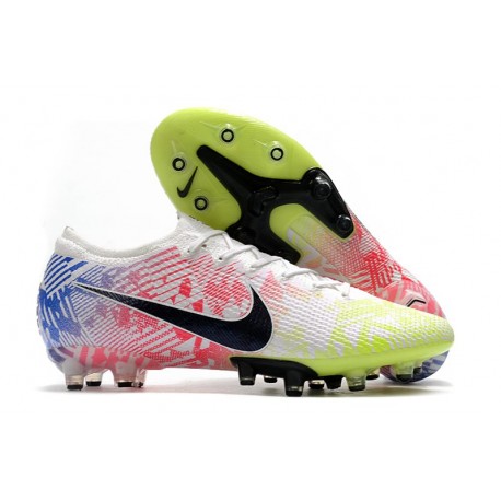 Korki Nike Mercurial Vapor 13 Elite AG-Pro Mbappe Szary Zielony Złoto