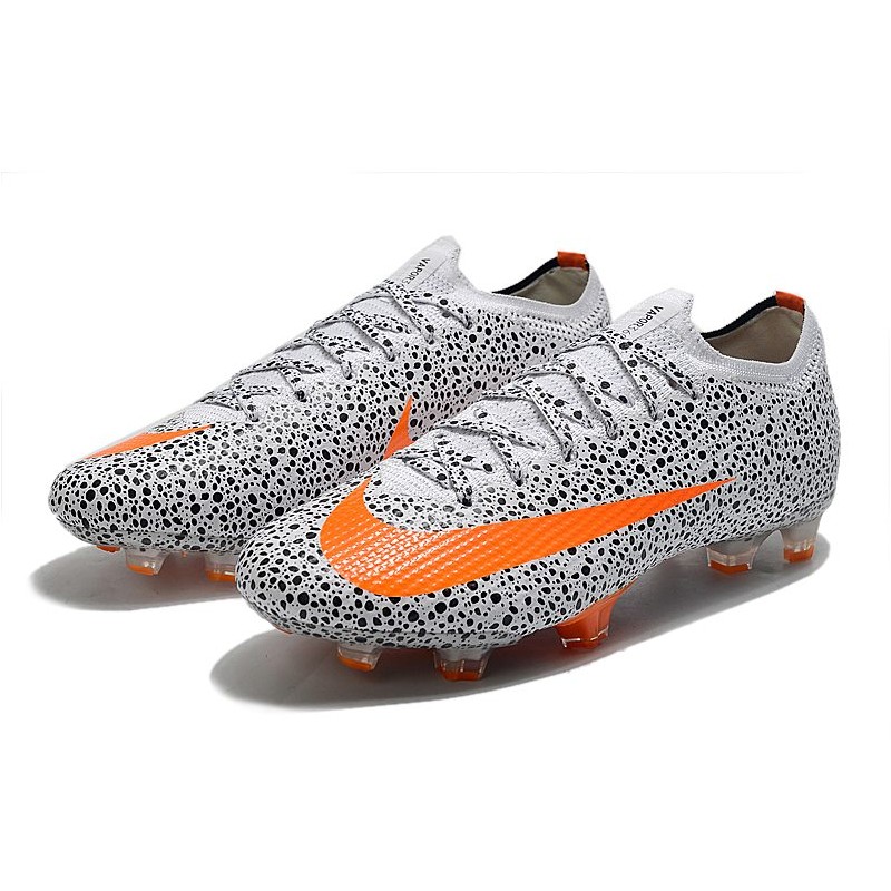 Korki Nike Mercurial Vapor 13 Elite AG CR7 Biały Pomarańczowy Czarny