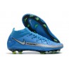 Buty 2021 Nike Phantom GT Elite DF FG Niebieski Srebro