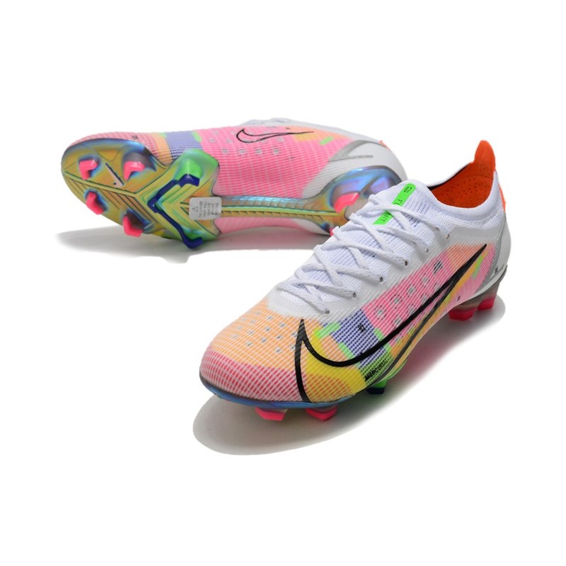 Korki Pilkarskie Nike Mercurial Vapor 14 Elite FG Biały Wielobarwność