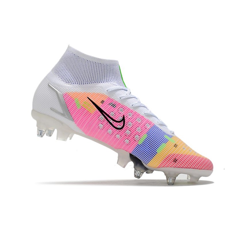 Korki Pilkarskie Nike Mercurial Vapor 14 Elite FG Biały Wielobarwność